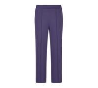 7/8-Hose GOLDNER "Kurzgröße Verkürzte Jersey-Hose VERA mit Biesen", Damen, Gr. 24, K-Gr, lila, Obermaterial: 51% Viskose CV. 36% Polyamid PA. 13% Elasthan EL., Hosen 7/8-Hose (33199065-24) lila