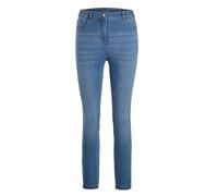 7/8-Hose GOLDNER "Slim Fit Jeans BELLA mit Dehnbund", Damen, Gr. 40, N-Gr, blau (hellblau), Obermaterial: 56% Baumwolle CO. 27% Polyester PES. 14% Viskose CV. 3% Elasthan EL., normal, Hosen 7/8-Hose, 