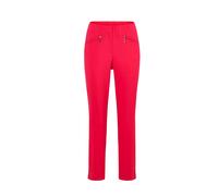 7/8-Hose GOLDNER "Stretchhose LOUISA, dehnbar & mit Taschen", Damen, Gr. 42, N-Gr, rot, Obermaterial: 67% Baumwolle CO. 28% Polyamid PA. 5% Elasthan EL., normal, Hosen 7/8-Hose, Ohne (32454913-42) rot