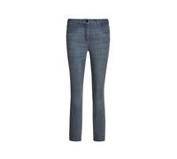 7/8-Hose GOLDNER "Verkürzte Jeanshose ANNA", Damen, Gr. 52, N-Gr, grau (hellgrau), Obermaterial: 97% Baumwolle CO. 3% Elasthan EL., Hosen 7/8-Hose (15683638-52) hellgrau