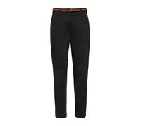 Comma Chinohose mit Gürtel Schwarz Größe 36