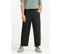 7/8-Hose JACK WOLFSKIN "MAHANI 7 / 8 PANTS W", Damen, Gr. 40, N-Gr, schwarz, Obermaterial: 100% Polyester. Futter: 100% Polyester, Hosen 7/8-Hose (53357709-40) schwarz