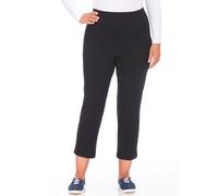 7/8-Hose KJBRAND "Susie Sensitiv 7/8", Damen, Gr. 52, N-Gr, schwarz, Web, Obermaterial: 75% Elasthan, 25% Polyamid, bequem 7/8-Länge, Hosen 7/8-Hose, mit hohem Elasthan-Anteil (86513826-52) schwarz