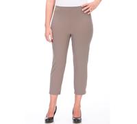 7/8-Hose KJBRAND "Susie Sensitiv 7/8", Damen, Gr. 54, N-Gr, grau (taupe), Web, Obermaterial: 75% Elasthan, 25% Polyamid, bequem 7/8-Länge, Hosen 7/8-Hose, mit hohem Elasthan-Anteil (62479406-54) taupe