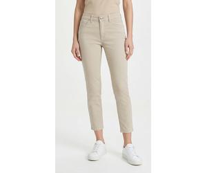 7/8-Hose MAC "Melanie Summer", Damen, Gr. 34, Länge 27, string ppt, Twill, Obermaterial: 97% Baumwolle, 3% Elasthan, figurbetont, Hosen 7/8-Hose, Verkürzt in sommerlicher Qualität (13701737-34) string