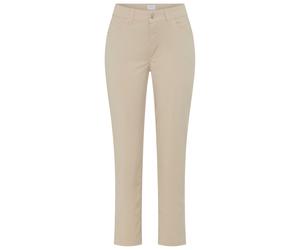 7/8-Hose MAC "Melanie Summer", Damen, Gr. 44, Länge 27, smoothly beige ppt, Twill, Obermaterial: 97% Baumwolle, 3% Elasthan, figurbetont, Hosen 7/8-Hose, Verkürzt in sommerlicher Qualität (50745103-44