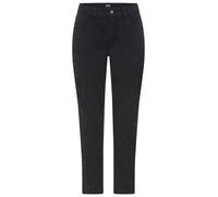 7/8-Hose MAC "Melanie Summer", Damen, Gr. 46, Länge 27, dunkelblau ppt, Twill, Obermaterial: 97% Baumwolle, 3% Elasthan, figurbetont, Hosen 7/8-Hose, Verkürzt in sommerlicher Qualität (24616546-46) du