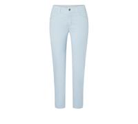 7/8-Hose MAC "SLIM 7/8", Damen, Gr. 48, Länge 27, blau (ice blau ppt), Web, Obermaterial: 97% Baumwolle, 3% Elasthan, slim fit 7/8-Länge, Hosen 7/8-Hose, in ultraleichter Qualität (73408453-48) ice bl