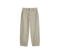 7/8-Hose MARC O'POLO, Damen, Gr. 44, N-Gr, ashy moss, Twill, Obermaterial: 98% Baumwolle, 2% Elasthan, 7/8-Länge, Hosen 7/8-Hose, Model Minu barrel aus Organic Cotton-Twill, Barrel Fit (36040655-44) a