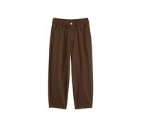 7/8-Hose MARC O'POLO DENIM, Damen, Gr. M, N-Gr, braun, Hosen 7/8-Hose, Relaxed Shape, elastischer Bund (79043917-M) braun