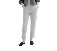 Chinohose MARC O'POLO "aus weichem Interlock-Jersey", Damen, Gr. 34, Normalgrößen, gravel grau melange, Obermaterial: 70% Viskose, 25% Polyamid, 5% Elasthan, unifarben, slim fit knöchelfrei, Hosen Chi