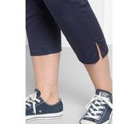 7/8-Hose SHEEGO, Damen, Gr. 54, Normalgrößen, blau (marine), 97% Baumwolle, 3% Elasthan, unifarben, Hosen (16449627-54) marine