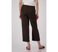 7/8-Hose MONARI "Hose Sarah Basic Leinen", Damen, Gr. 38, N-Gr, braun, Web, Obermaterial: 79% Lyocell, 21% Leinen, unifarben, regular fit 7/8-Länge, Hosen 7/8-Hose, Regular fit mit elastischem Bund (4
