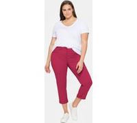 Schmale Stretch-Hose in 7/8-Länge, orchidee, Gr.44