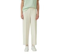 7/8-Hose S.OLIVER, Damen, Gr. 34, N-Gr, beige, Web, Obermaterial: 74% Polyester, 22% Viskose, 4% Elasthan. Futter: 100% Polyester, unifarben, normal 7/8-Länge, Hosen 7/8-Hose, mit Bundfalten und Stret