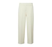 7/8-Hose S.OLIVER, Damen, Gr. 38, N-Gr, beige, Web, Obermaterial: 74% Polyester, 22% Viskose, 4% Elasthan. Futter: 100% Polyester, unifarben, normal 7/8-Länge, Hosen 7/8-Hose, mit Bundfalten und Stret