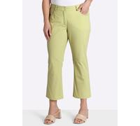 Sheego 7/8-Hose in leichter Bootcut-Form 48 pistazie