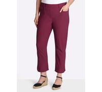 Sheego Bengalinhose in 7/8-Länge mit Seitenschlitzen 58 bordeaux