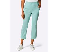 7/8-Hose STEHMANN, Damen, Gr. 46, Normalgrößen, grün (mint), 76% Lyocell, 19% Polyamid, 5% Elasthan, unifarben, 7/8-Länge, Hosen 7/8-Hose (28255738-46) mint