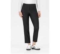 7/8-Hose STEHMANN "Igor", Damen, Gr. 48, N-Gr, anthrazit melange, Web, Obermaterial: 47% Polyester, 26% Viskose, 23% Polyamid, 4% Elasthan, meliert, straight fit 7/8-Länge, Hosen 7/8-Hose, Straight Fi
