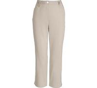 7/8-Hose COSMA, Damen, Gr. 50, Normalgrößen, grau (stein), 97% Baumwolle, 3% Elasthan, unifarben, 7/8-Länge, Hosen 7/8-Hose (638241-50) stein