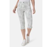STOOKER Print Capri Hose Damen 7/8-hose Skinny Fit Baumwolle clean wash konisch 7/8-Länge