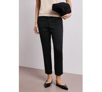 7/8-Hose STREET ONE, Damen, Gr. 32, Länge 26, schwarz, Web, 97% Baumwolle, 3% Elasthan, unifarben, comfort fit 7/8-Länge, Hosen 7/8-Hose, 4-Pocket Style (77180339-32) schwarz