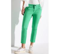 Street One Frauen 7/8-Satinhose in Grün, Gr: 34