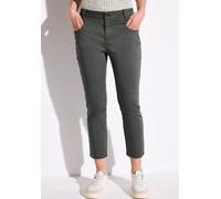 Street One Frauen 7/8-Satinhose in Grün, Gr: 40