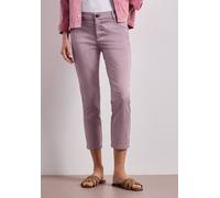 7/8-Hose STREET ONE, Damen, Gr. 46, Länge 26, dusty berry, Web, 97% Baumwolle, 3% Elasthan, unifarben, comfort fit 7/8-Länge, Hosen 7/8-Hose, 4-Pocket Style (45138657-46) dusty berry
