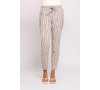7/8-Hose ZHRILL "CHIARA CASUAL", Damen, Gr. L, N-Gr, grün, Web, Obermaterial: 72% Polyester, 26% Viskose, 2% Elasthan, bedruckt, slim fit knöchelfrei, Hosen 7/8-Hose, Slim Fit, Zebra-Muster (56652119-
