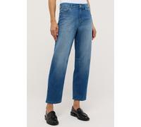 7/8-Jeans ANGELS "EVY", Damen, Gr. 40, Länge 28, light blau used, Denim/Jeans, Obermaterial: 91% Baumwolle, 6% Polyester, 3% Elasthan, relaxed fit wadenlang, Jeans 7/8-Jeans, 7/8-lange Schnittform, lo