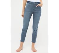 7/8-Jeans ANGELS "ORNELLA SPORTY", Damen, Gr. 40, N-Gr, blau (blau used), Web, Obermaterial: 89% Baumwolle, 8% Polyester, 3% Elasthan, Jeans (32756302-40) blau used
