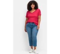 Sheego 7/8-Jeans in schmaler Beinform 46 blue denim