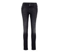 7/8-Jeans CIPO & BAXX "Cipo & Baxx Jeans", Damen, Gr. W32/L32, Länge 32, schwarz, Obermaterial: 91% Baumwolle CO. 6% Polyester PES. 3% Elasthan EL., uni, regular fit, Jeans, Aus hochwertigen Materiali