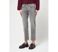 Boyfriend-Jeans GANG "94NICA CROPPED", Damen, Gr. 31, N-Gr, grau (pepper grau), Denim/Jeans, Obermaterial: 98% Baumwolle, 2% Elasthan, bequem knöchelfrei, Jeans, mit geraden und verkürzten Beinverlauf