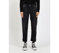 7/8-Jeans GANG "94THELMA", Damen, Gr. 28, Normalgrößen, cool schwarz used, 98% Baumwolle, 2% Elasthan, unifarben, regular fit 7/8-Länge, Jeans, im 5-Pocket-Style (84377717-28) cool schwarz used