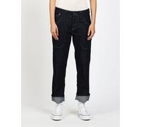 7/8-Jeans GANG "94THELMA WORKER", Damen, Gr. 31, Normalgrößen, blau (prewashed), 98% Baumwolle, 2% Elasthan, unifarben, regular fit 7/8-Länge, Jeans, im 5-Pocket-Style (30220725-31) prewashed