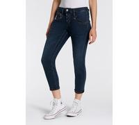 Herrlicher, Shyra Cropped Jeans mit halb verdeckter Knopfleise Größe 26