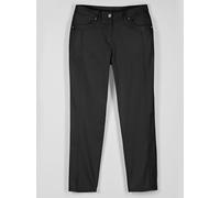 7/8-Jeans INSPIRATIONEN, Damen, Gr. 44, Normalgrößen, schwarz, 97% Baumwolle, 3% Elasthan, unifarben, 7/8-Länge, Jeans (45349440-44) schwarz