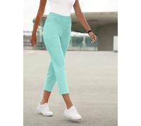 7/8-Jeans INSPIRATIONEN, Damen, Gr. 46, Normalgrößen, grün (mint), 56% Baumwolle, 31% Modal, 10% Polyester, 3% Elasthan, unifarben, 7/8-Länge, Jeans (90161439-46) mint