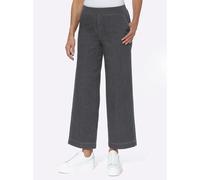 7/8-Jeans INSPIRATIONEN, Damen, Gr. 48, Normalgrößen, grau (grau, denim), 98% Baumwolle, 2% Elasthan, unifarben, lang, Jeans (48198067-48) grau, denim