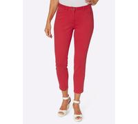 7/8-Jeans INSPIRATIONEN, Damen, Gr. 50, Normalgrößen, lila (erdbeere), 98% Baumwolle, 2% Elasthan, unifarben, 7/8-Länge, Jeans (83074924-50) erdbeere