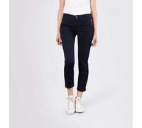 7/8-Jeans MAC "Dream Chic", Damen, Gr. 38, Länge 29, blau (schwarz rinsewash), Denim/Jeans, Obermaterial: 65% Baumwolle, 31% Polyester, 4% Elasthan, sehr figurbetont 7/8-Länge, Jeans, verkürzte Form m