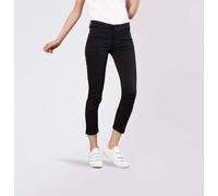 7/8-Jeans MAC "Dream Chic", Damen, Gr. 40, Länge 29, schwarz (schwarz, schwarz), Denim/Jeans, Obermaterial: 48% Baumwolle, 48% Polyester, 4% Elasthan, sehr figurbetont 7/8-Länge, Jeans, verkürzte Form