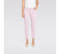 7/8-Jeans MAC "Dream Chic", Damen, Gr. 42, Länge 27, rosa (faded mauve ppt), Denim/Jeans, Obermaterial: 88% Baumwolle, 8% Elastomultiester, 4% Elasthan, sehr figurbetont 7/8-Länge, Jeans, verkürzte Fo