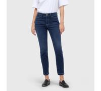 7/8-Jeans MAC "Dream Chic", Damen, Gr. 42, Länge 29, blau (schwarz used), Denim/Jeans, Obermaterial: 88% Baumwolle, 9% Polyester, 3% Elasthan, sehr figurbetont 7/8-Länge, Jeans, verkürzte Form mit Rei