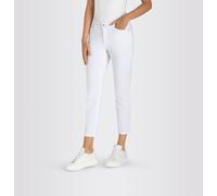 7/8-Jeans MAC "Dream Summer", Damen, Gr. 34, Länge 28, weiß (weiß denim), Denim/Jeans, Obermaterial: 75% Baumwolle, 12% Modal, 9% Polyester, 4% Elasthan, figurbetont knöchelfrei, Jeans 7/8-Jeans, verk