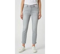 7/8-Jeans MAC "Dream Summer", Damen, Gr. 44, Länge 28, authentic light grau used, Denim/Jeans, Obermaterial: 75% Baumwolle, 12% Modal, 9% Polyester, 4% Elasthan, figurbetont knöchelfrei, Jeans 7/8-Jea