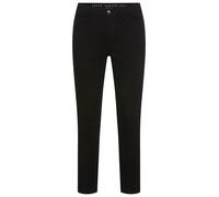 7/8-Jeans MAC "Dream Summer", Damen, Gr. 44, Länge 28, schwarz, schwarz, Denim/Jeans, Obermaterial: 75% Baumwolle, 12% Modal, 9% Polyester, 4% Elasthan, figurbetont knöchelfrei, Jeans, verkürzt mit Sc